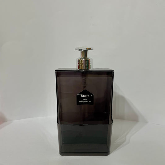 Dispenser Porta Detergente Líquido 500 ml de Plástico - Translúcido | Utility