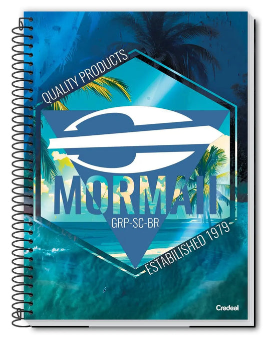 Caderno Universitário Mormaii Masculino 10 Matérias 160 Fls – Credeal