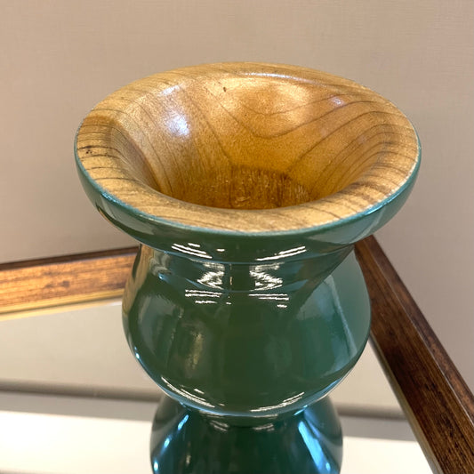 Cuia Matetri 12 cm Madeira Pinhão Verde – Artesanal