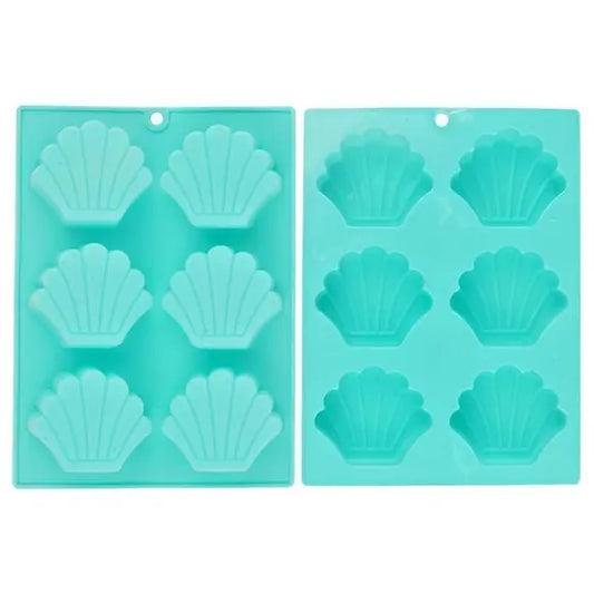 Forma de Silicone Concha 6 Cavidades Art House - Cores Sortidas | Flexível e Resistente