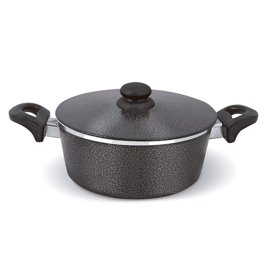 Panela Caçarola Alumínio Fundido Craqueada Nº 24 – 3,8 L | Alumínio 5 Estrelas