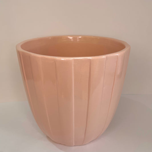 Cachepô Redondo Paris em Cerâmica - Rosa | Cerâmica Alessandra