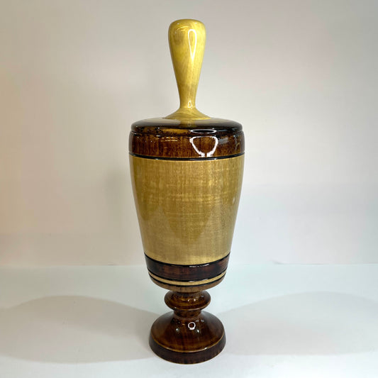 Copo para Caipira de Madeira 500ml com Socador – Artesanal e Tradicional