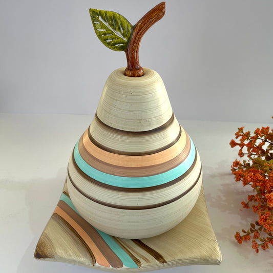 Decoração Pera Mary em Cerâmica – Star Bella | Peça Decorativa Sofisticada