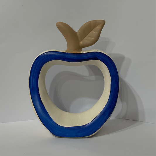 Maça Decorativa Vazada 22 cm em Cerâmica | Cerâmica Judite