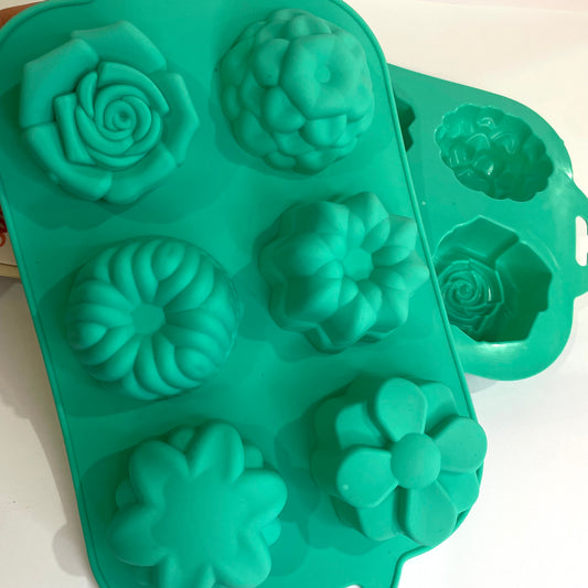 Forma de Silicone para Cupcakes 80 ml – 6 Cavidades - Linha Candy | Art House