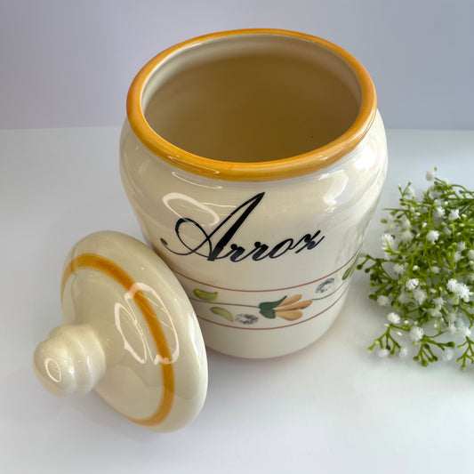 Pote Porta Mantimento Arroz em Cerâmica 25 x 15 cm (Altura x Diâmetro) – Star Bella