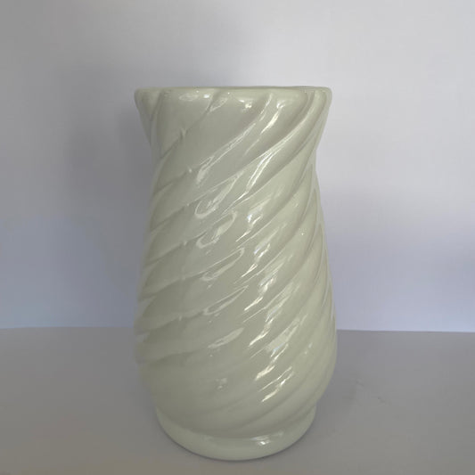 Vaso Lipe Cerâmica 25 cm - Branco | Cerâmica Alessandra