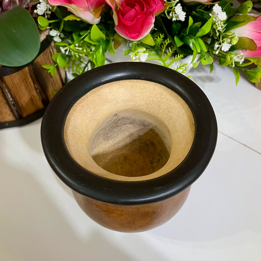 Cuia de Chimarrão de Porongo Lisa Bojuda 12 cm | Eduardo Benites