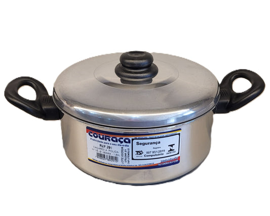 Panela Caçarola Standard Polida Nº18 - 1,80 Litros | Couraça
