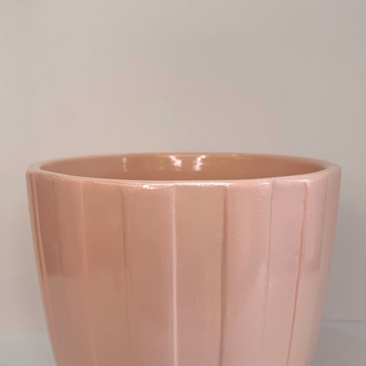 Cachepô Redondo Paris em Cerâmica - Rosa | Cerâmica Alessandra