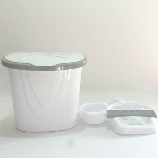 Kit Lixeira de 3 Litros + Rodo de Pia + Porta Detergente | Keita