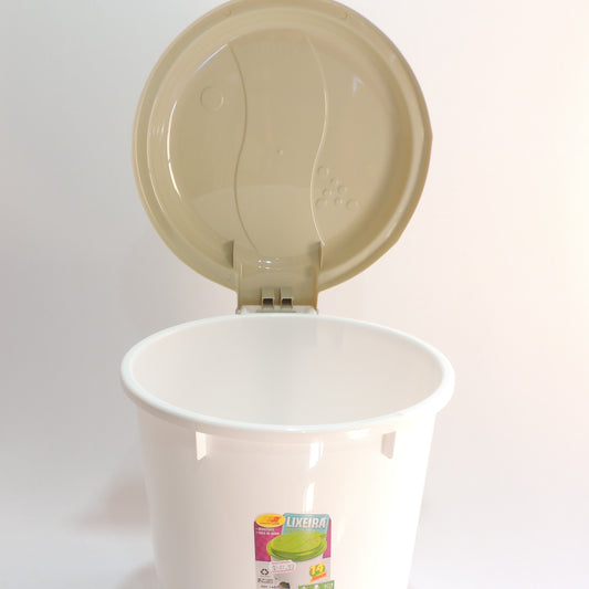 Lixeira Redonda com Pedal 14 Litros | Plásticos Rainha