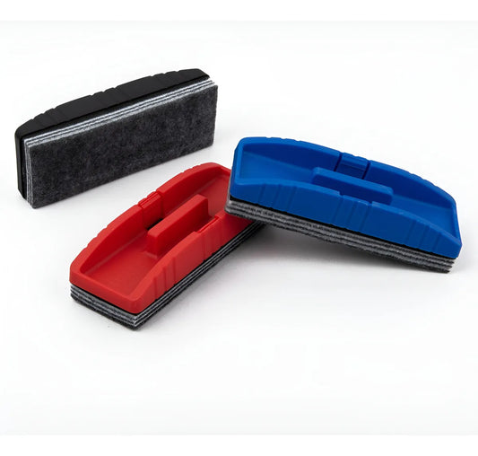 Apagador Quadro Branco QB-40 Gramp Line – 6 Feltros Removíveis + Suporte para 2 Pincéis