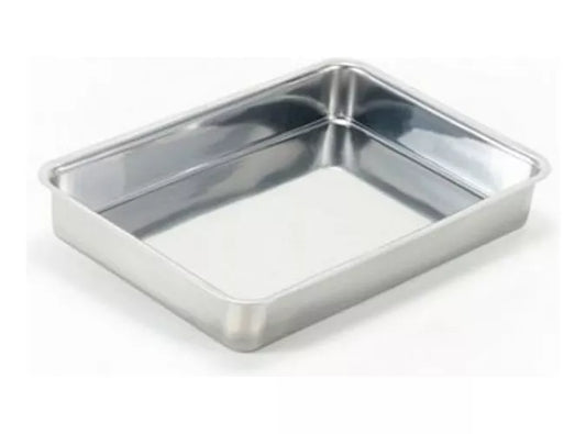 Assadeira Retangular Alta Nº 3 3,5 L – 349×238×55 mm | Alumínio Couraça