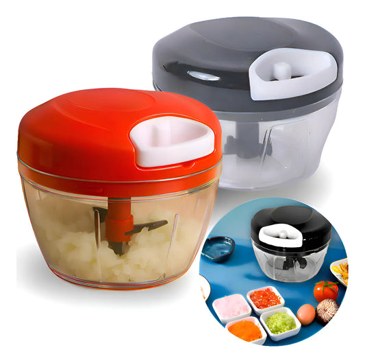 Processador de Alimentos Manual Petrin – 3 Lâminas Inox • Capacidade 500 ml • Cores Sortidas
