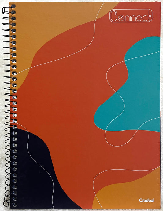 Caderno Universitário Credeal Connect 1 Matéria 80 Folhas – Capa Estampada e Espiral