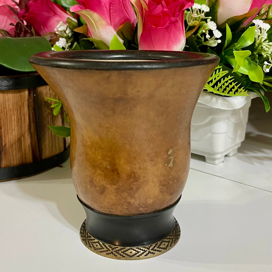 Cuia de Chimarrão de Porongo Lisa 10 cm | Eduardo Benites