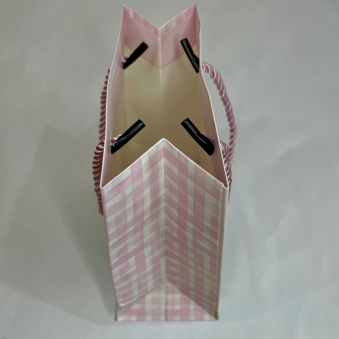 Sacola de Papel de Páscoa 15,5x14,3x7 cm | Rosa e Azul | FlorArte