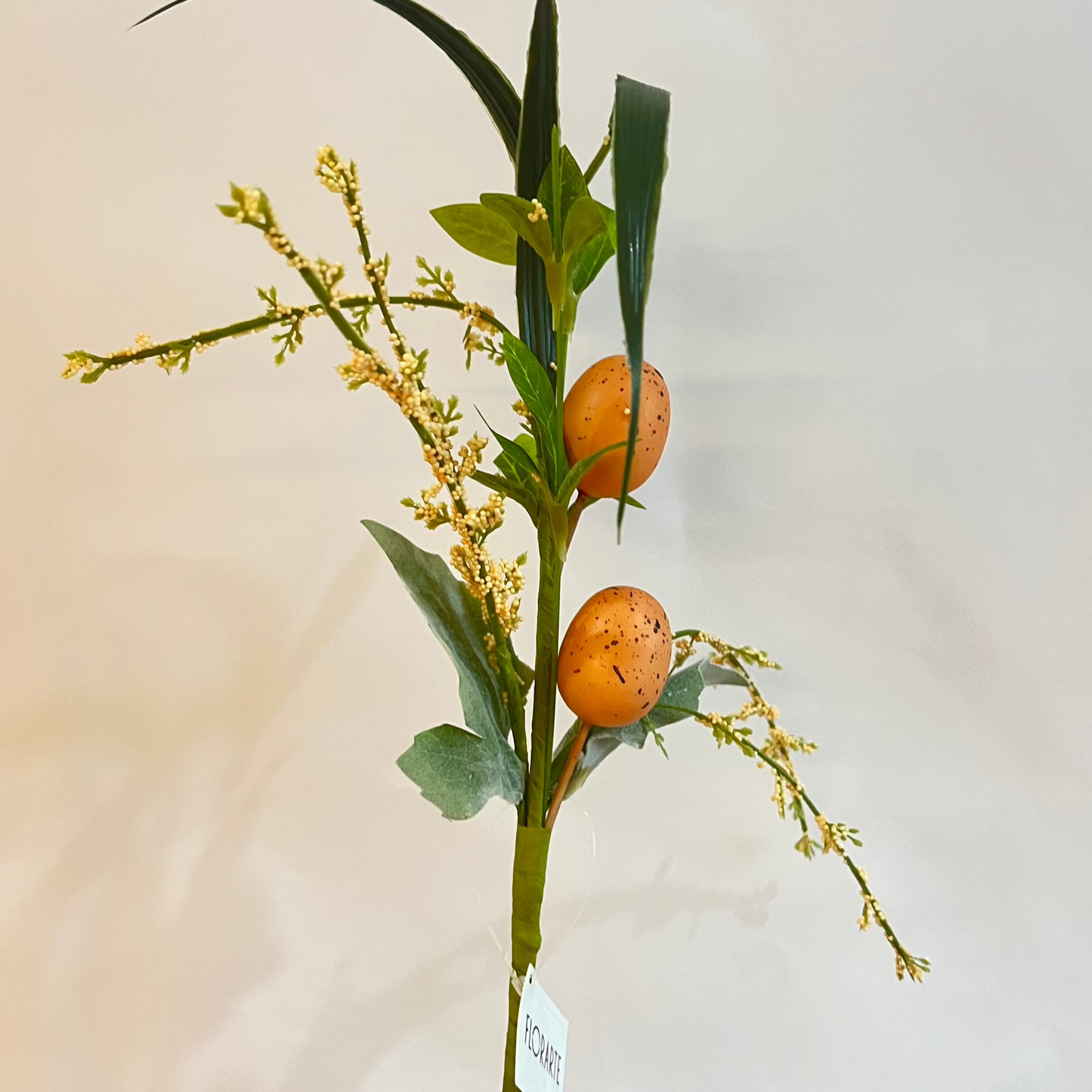 Ramo de Flor com Ovinhos de Páscoa | Laranja | FlorArte