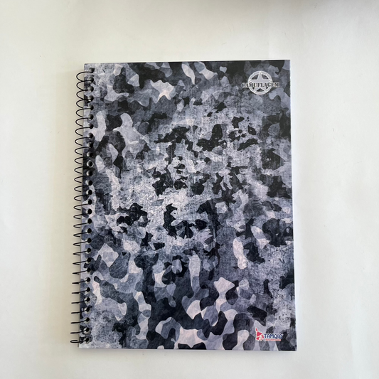 Caderno Camuflagem | Universitário Capa Dura 1 Matéria 80 Folhas | Tamoio