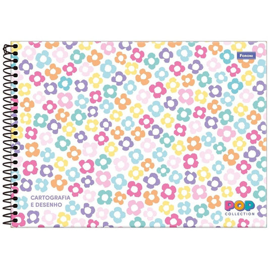 Caderno de Desenho Pop Collection 96 Folhas – Foroni