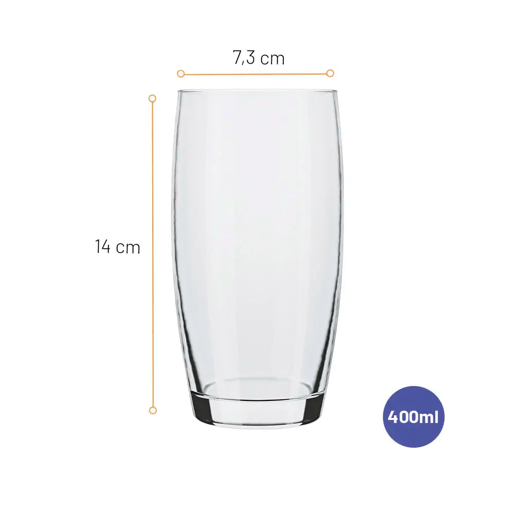 Jogo com 6 Copos Oca Long Drink 400 ml | Nadir