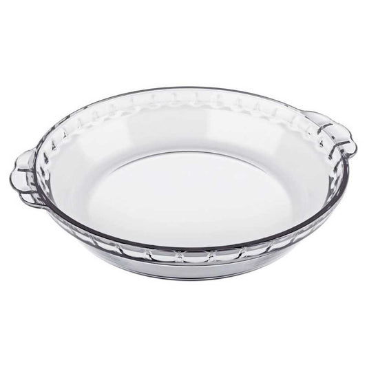 Forma Redonda Marinex Vidro Temperado 1,3 L – Assadeira / Travessa Refratária para Forno, Micro-ondas, Freezer e Lava-Louças