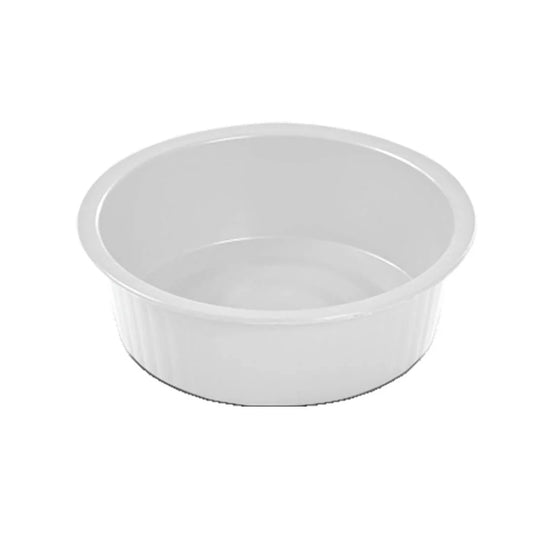 Bacia Canelada 8 Litros Branca | Plasvale