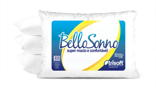 Travesseiro Super Macio Bello Sonno 45cm x 65cm | Trisoft
