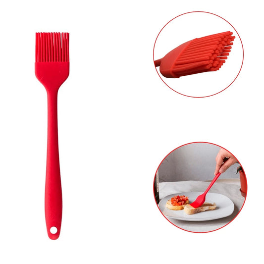 Pincel Culinário Silicone Nicobem 26,5 cm – Resistente ao Calor, Cores Sortidas, Fácil de Limpa