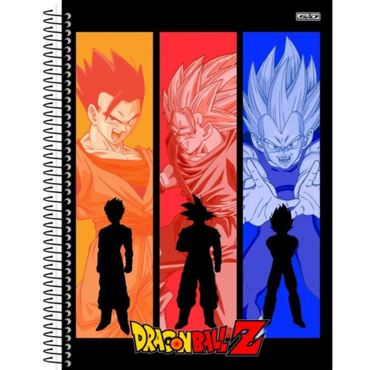 Caderno Dragon Ball Z 10 Matérias 160 Folhas Capa Dura | São Domingos
