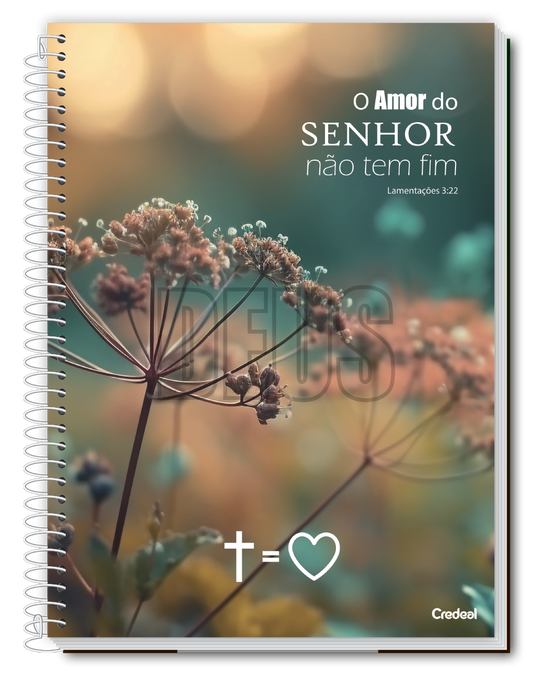 Caderno - Cadernos de Fé | Universitário Capa Dura 1 Matérias 80 Folhas | Credeal