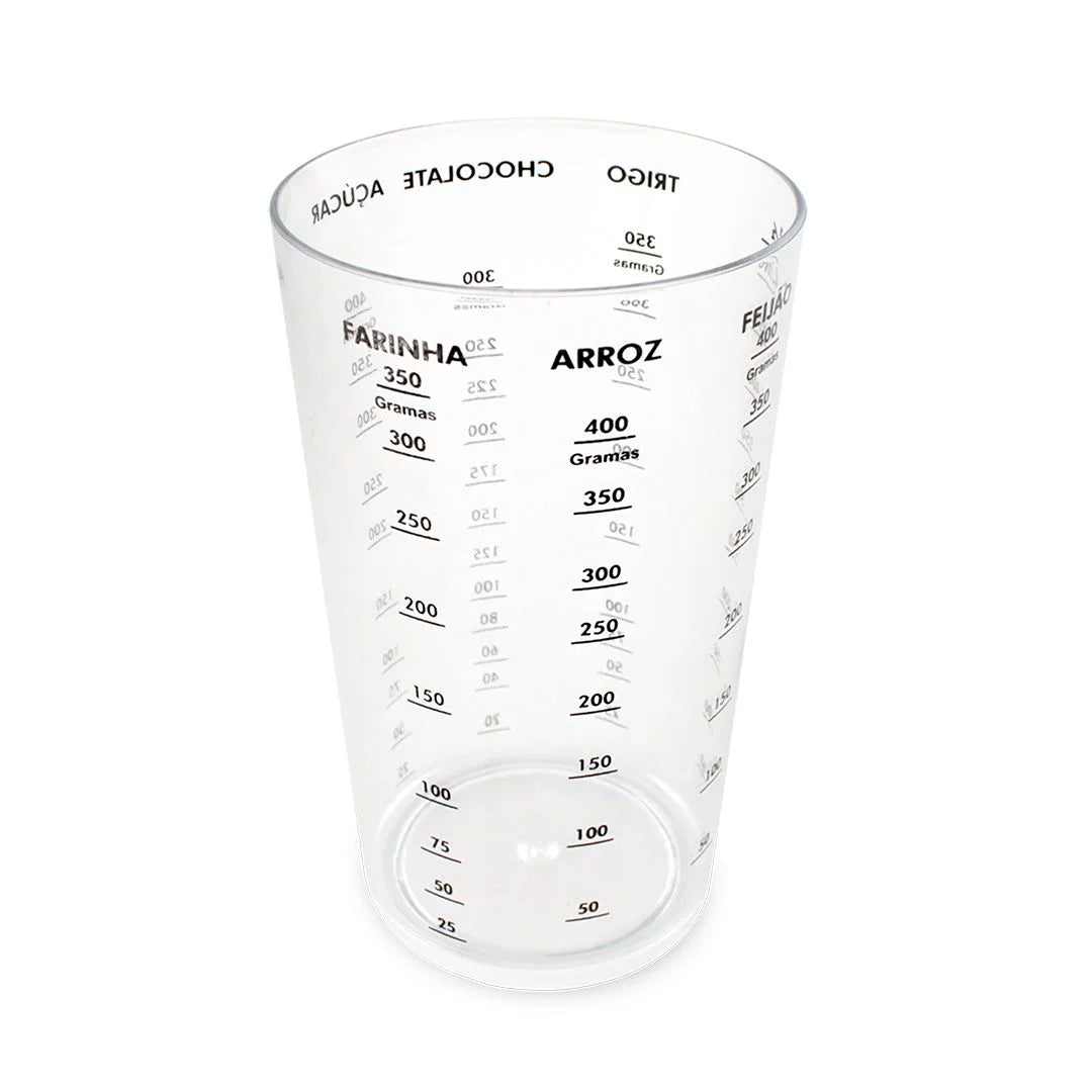 Copo Medidor e Dosador Graduado 580 ml Transparente | Plasvale