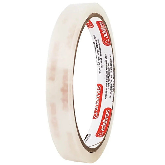 Fita Adesiva Estreita Polisil 12mm x 40m Transparente | Adelbras