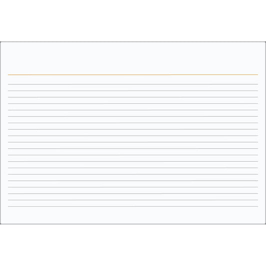 Ficha Pautada 3x5 Nº1 Pacote com 100 Folhas | Tilibra