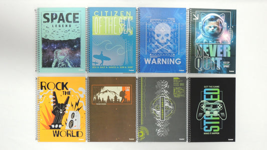 Caderno Masculino 1 Matéria 80 folhas My Collection | Credeal