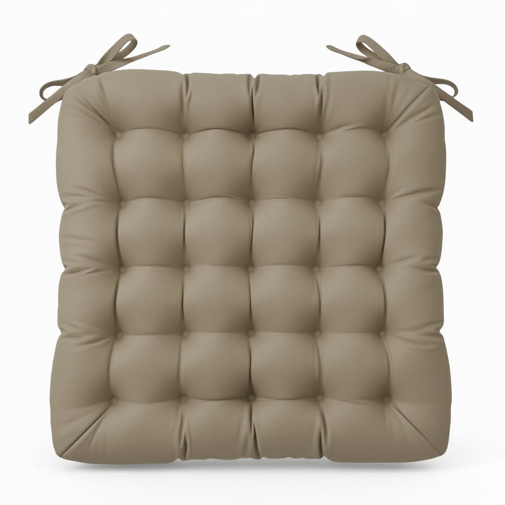 Assento Capa de Cadeira Futton Kalamar Niazitex 40×40 cm – Poliéster, Estilo Camurça