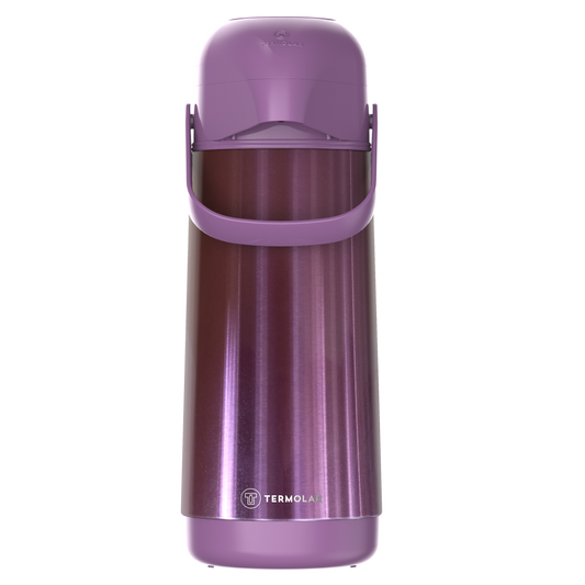 Garrafa Térmica Magic Pump Lúmina 1 Litro Lilás | Termolar