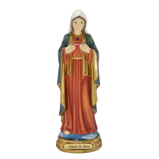Imagem Imaculado Coração de Maria 20 cm – Florence Espressione Arts | Resina Religiosa