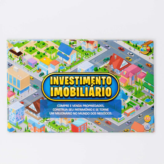 Jogo de Tabuleiro Investimento Imobiliário | GGB Brinquedos