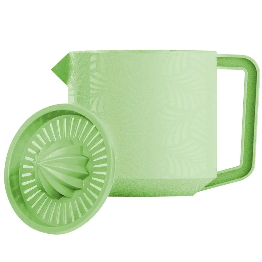 Jarra de Plástico com Espremedor 1 Litro Verde Oliva | Plasvale