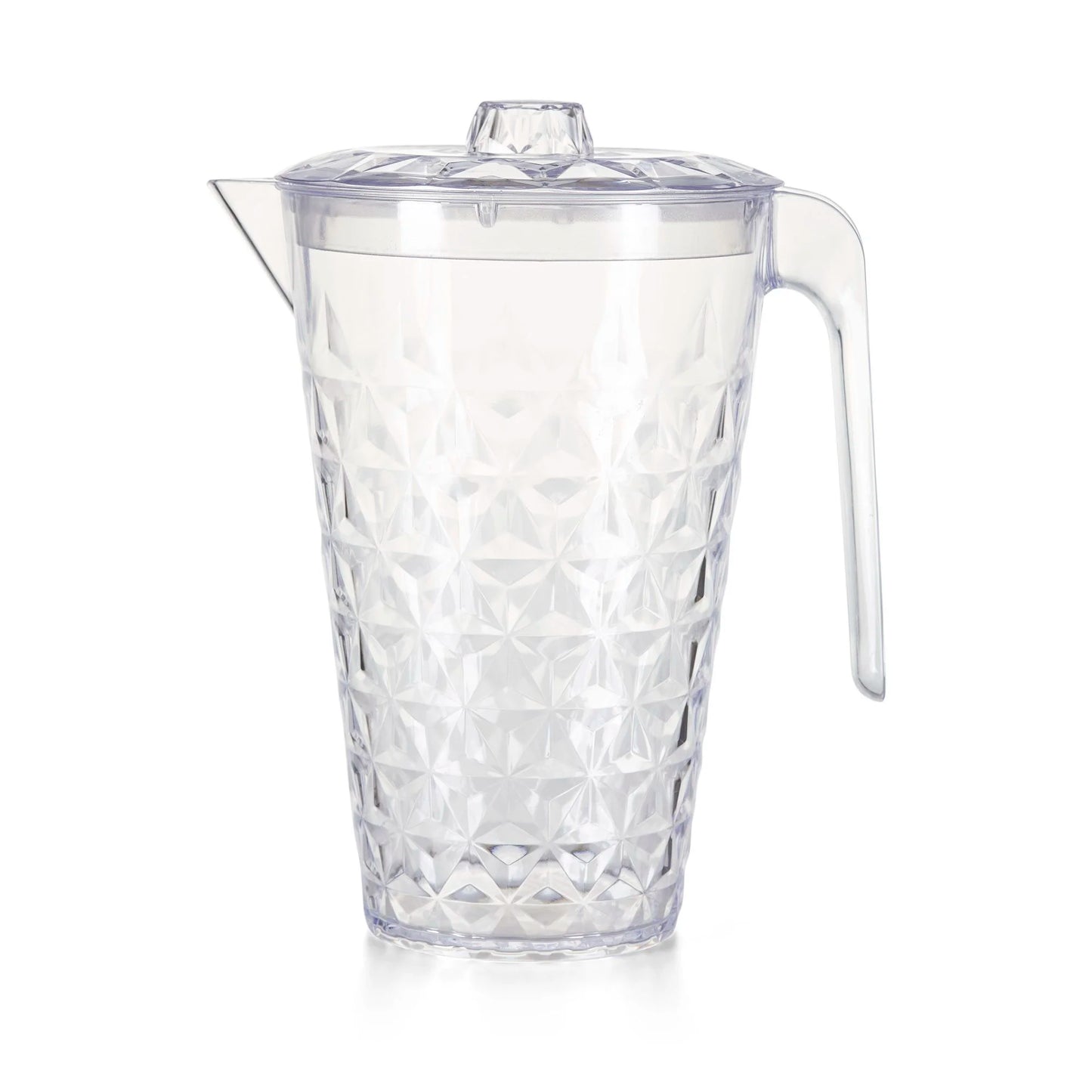 Jarra de Plástico Cristal com Tampa 2 Litros Transparente | Plasvale 14644600