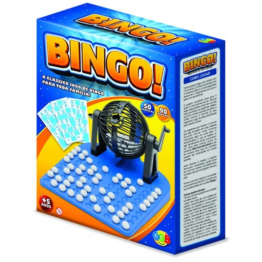 Jogo Bingo com 50 Cartelas e 90 Números | GGB Brinquedos