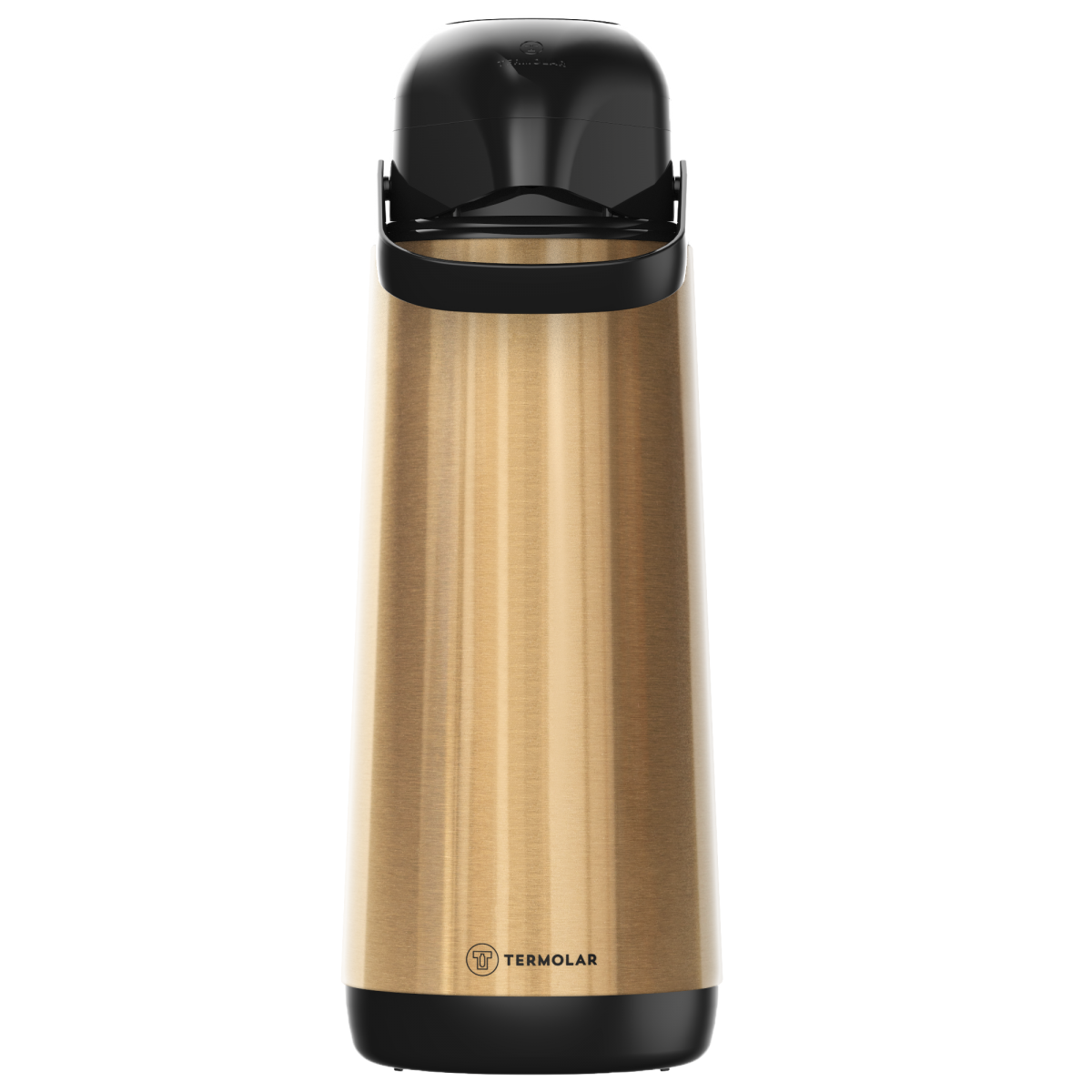 Garrafa Términa de Inox Lúmina Gold Magic Pump 1,8 Litro | Termolar
