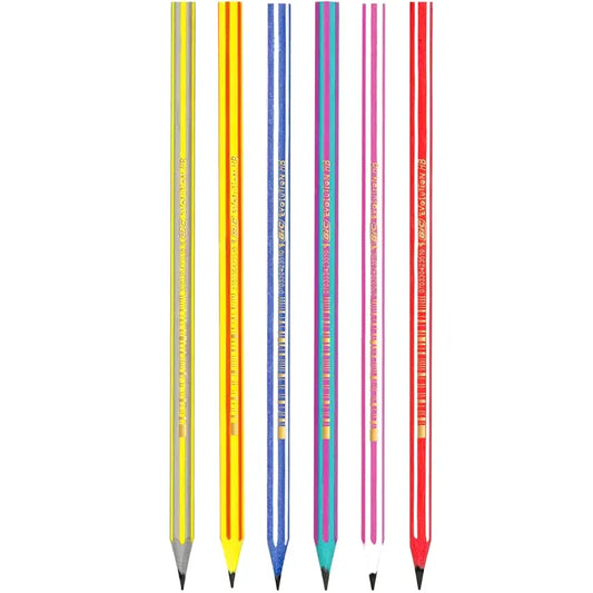 Lápis de Escrever Preto Sextavado Evolution Pijama 2HB | Bic