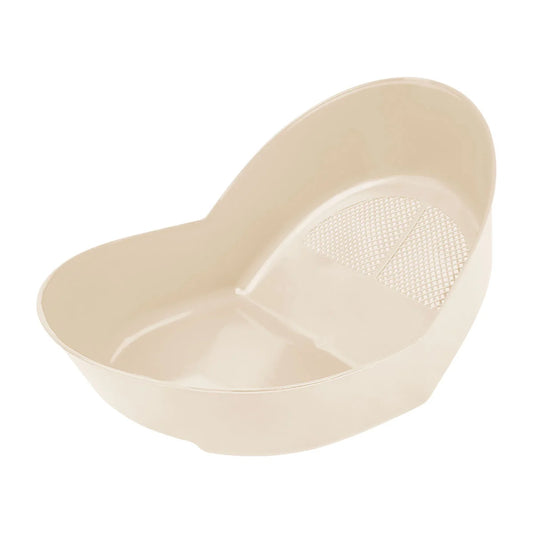 Lavador e Escorredor de Arroz Bege Nude | Plasvale