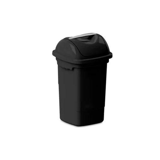 Lixeira Quadrada com Tampa Basculante 14 Litros | Plasvale