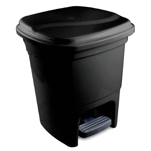 Lixeira Quadrada com Pedal 15 Litros Plástica | Plasvale