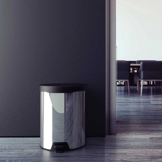 Lixeira Pedal Tramontina New 12 L – Inox Polido | Banheiro e Cozinha